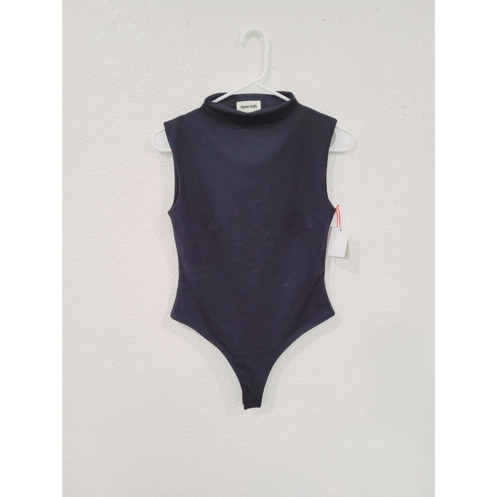 Open Edit Women's Black Turtleneck‎ Bodysuit size Small #13